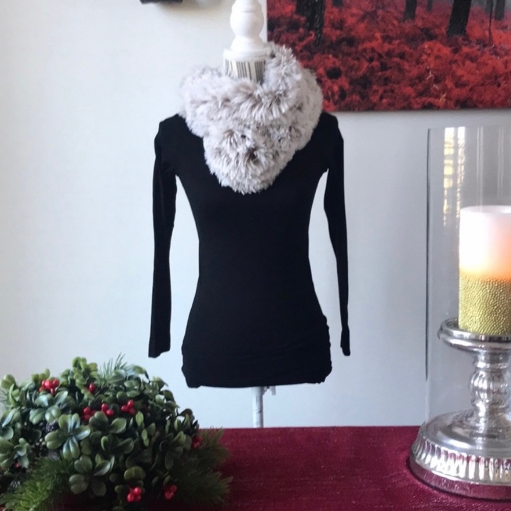 Faux Fur Infinity Scarf